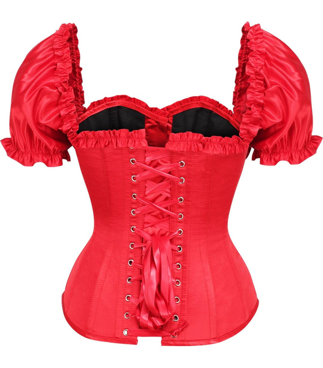 Top Drawer Peasant Steel Boned Corset