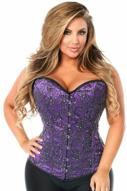 Top Drawer Embroidered Overbust Corset Small/Large