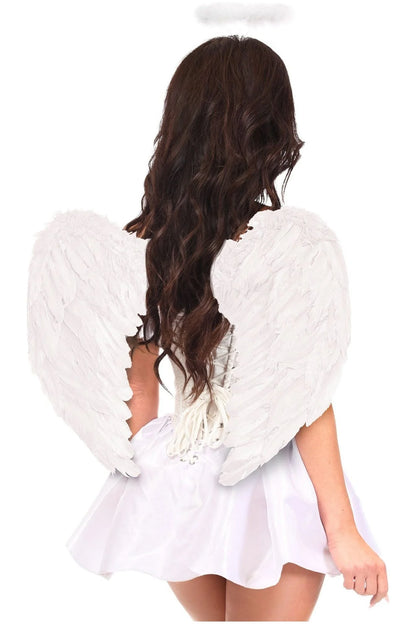 3 PC Brocade Angel Corset Costume