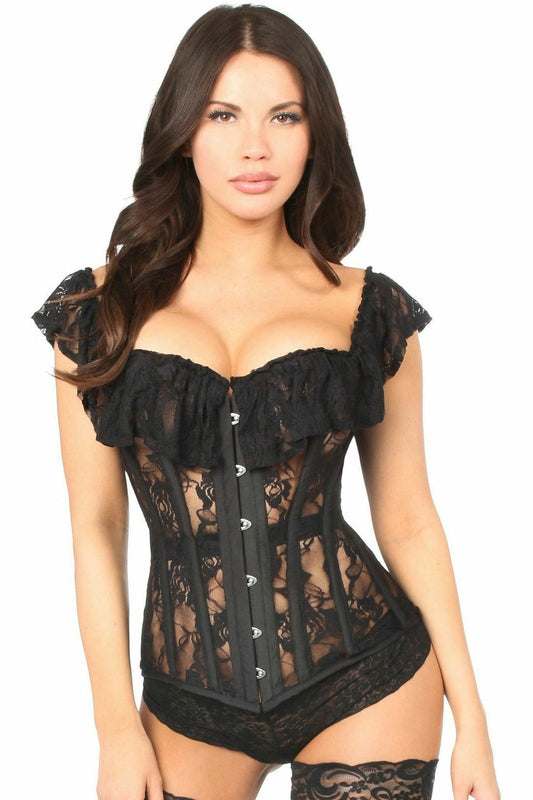 Lavish Lace Flirty Steel Corset Top