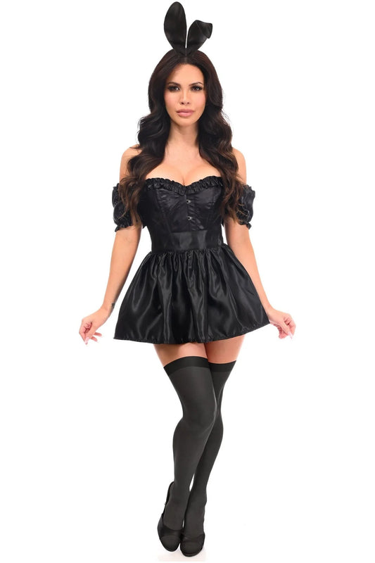 4 PC Bunny Off Shoulder Corset Costume