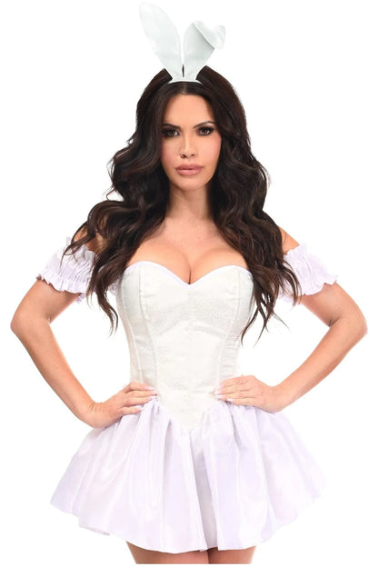 Top Drawer 3 PC Brocade Bunny Corset Dress Costume