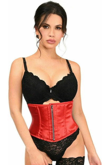 Queen Top Drawer Satin Steel Boned Mini Cincher