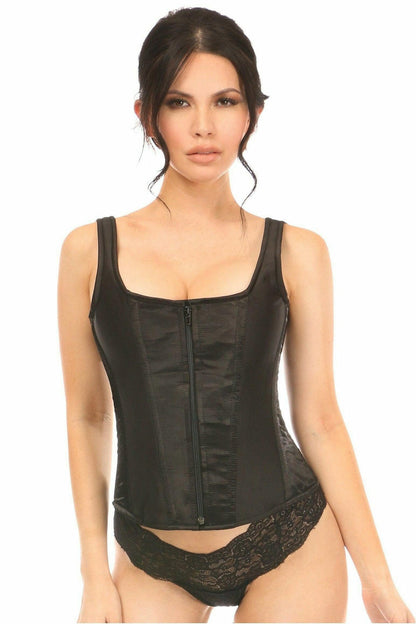 Top Drawer Strapped Satin Corset