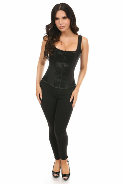 Lavish Satin Steel Bone Corset Top