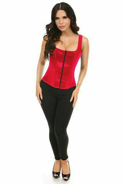 Lavish Satin Steel Bone Corset Top