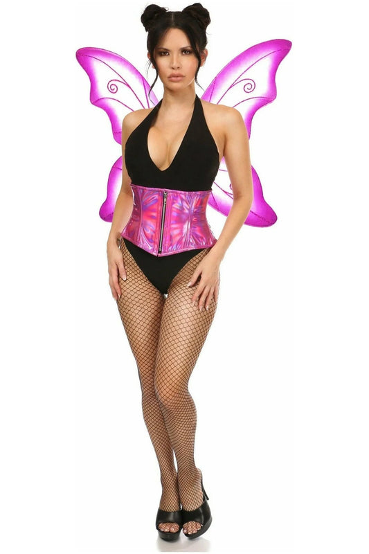 Top Drawer 2 PC Fuchsia Pixie Fairy Corset Costume