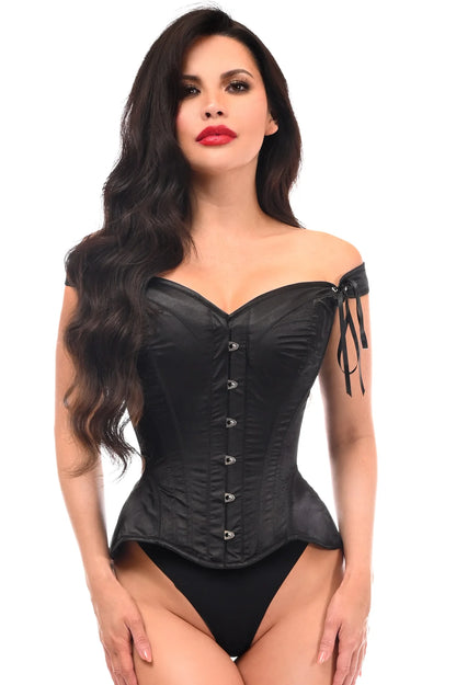 Queen Top Drawer Satin Steel Boned Premium Corset