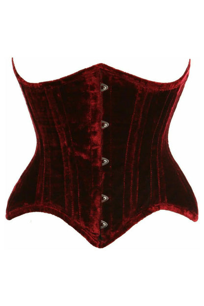 Top Drawer Velvet Curvy Underbust Corset 2-6X