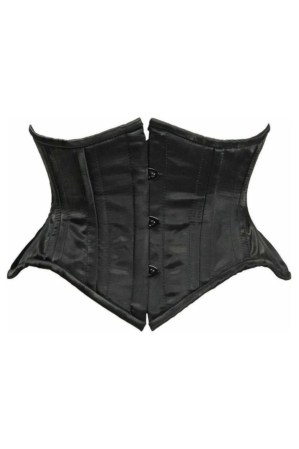 Satin Double Steel Boned Waist Corset