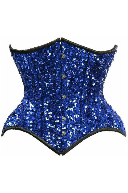 Sequined Curvy Underbust Corset