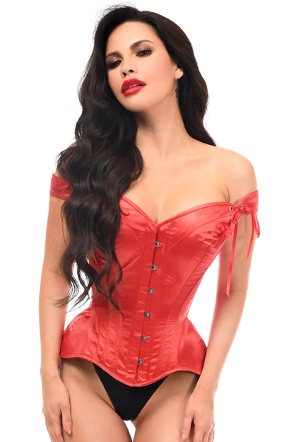 Queen Top Drawer Satin Steel Boned Premium Corset