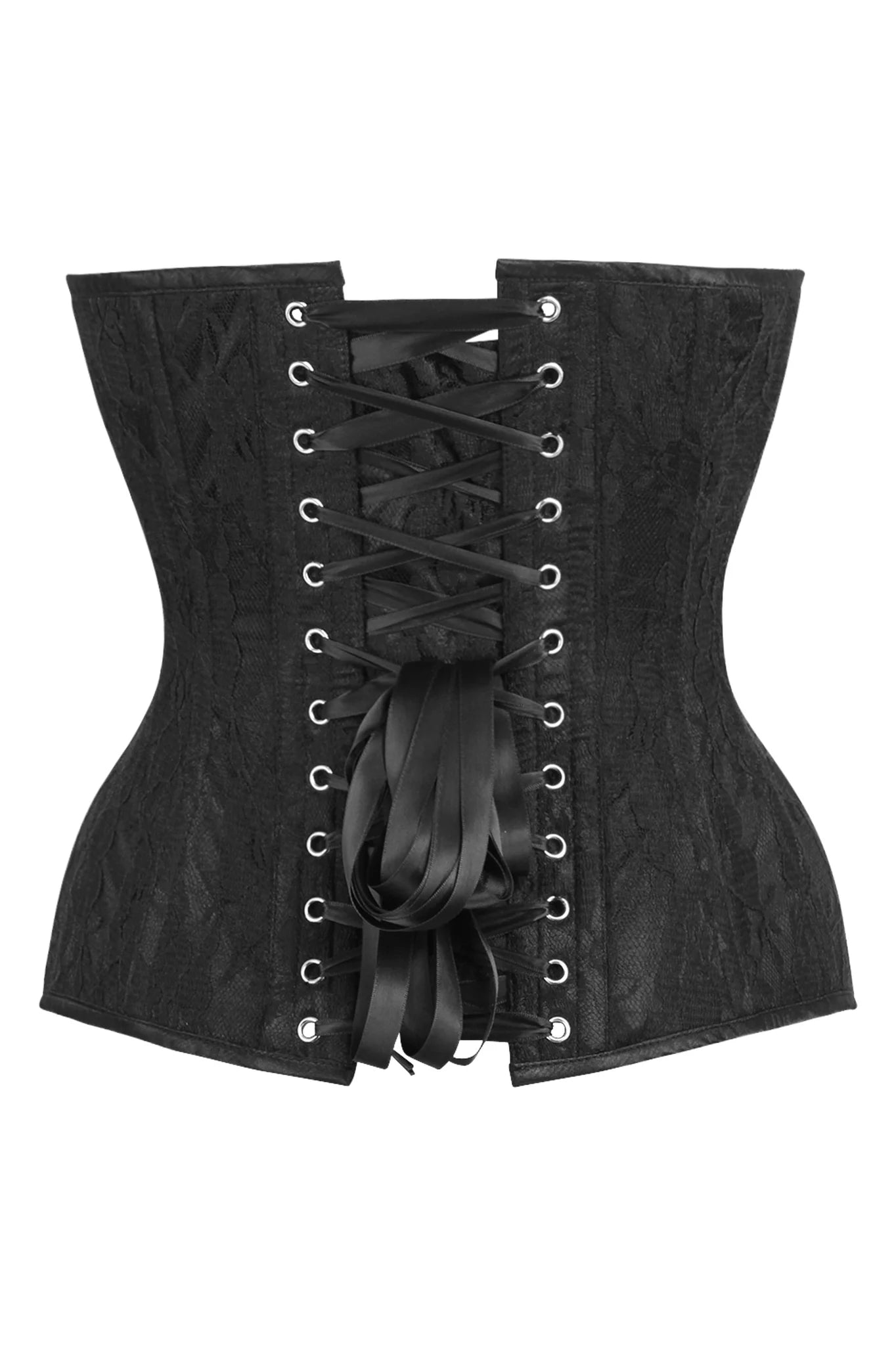 Top Drawer Lace Overlay Steel Boned Corset