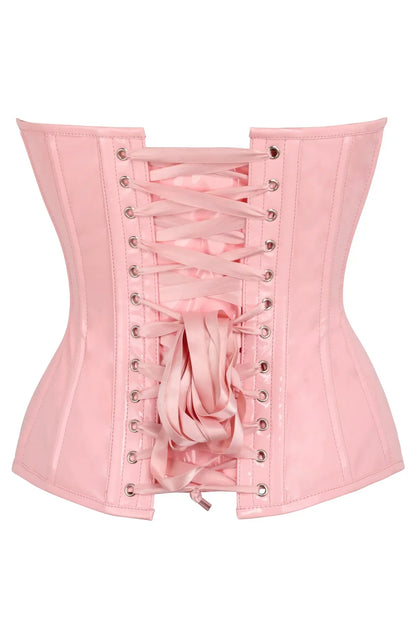 Queen Top Drawer Patent Steel Boned Corset