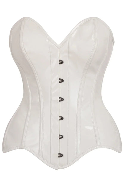 Queen Top Drawer Patent Steel Boned Corset