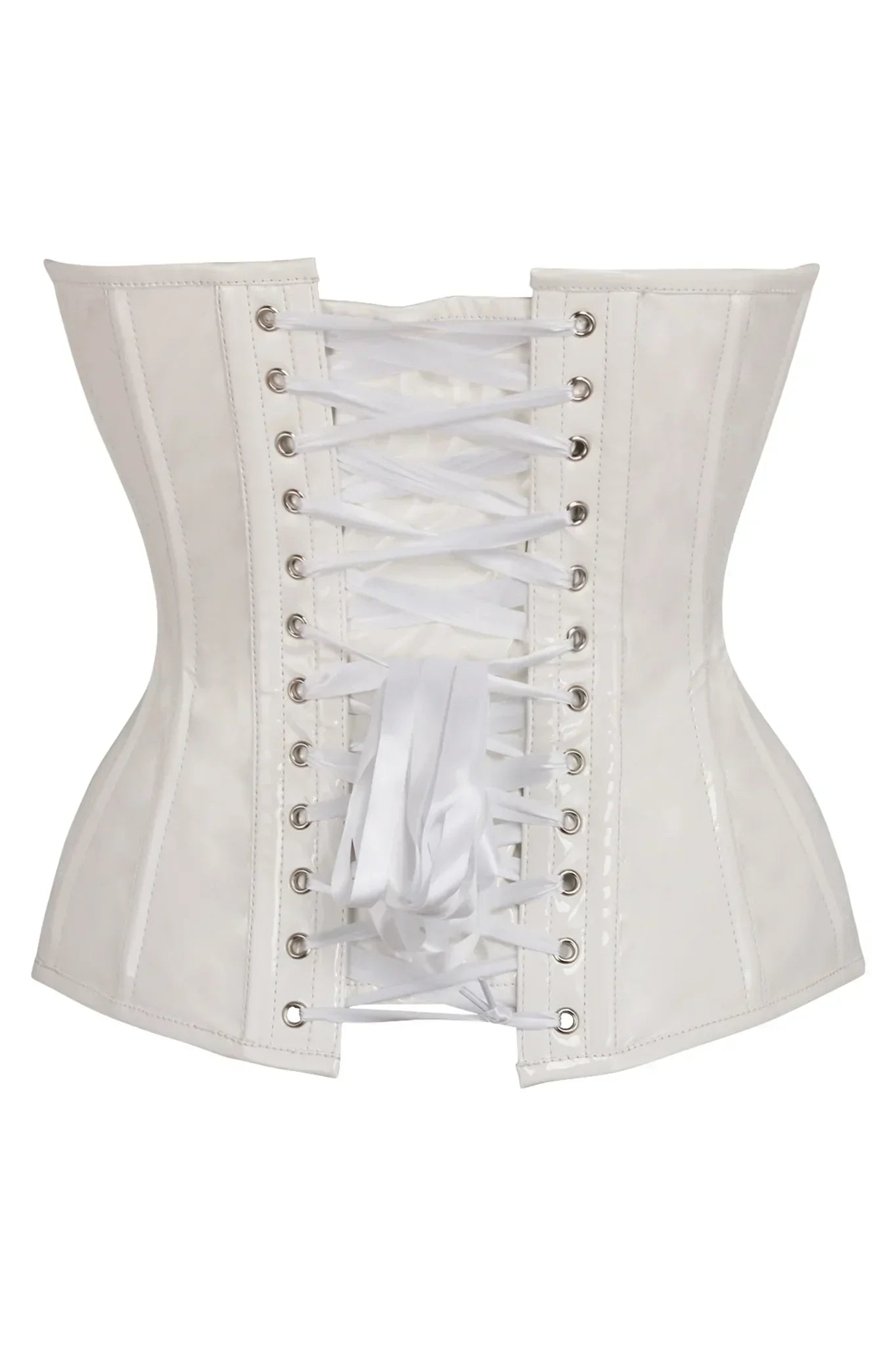 Queen Top Drawer Patent Steel Boned Corset