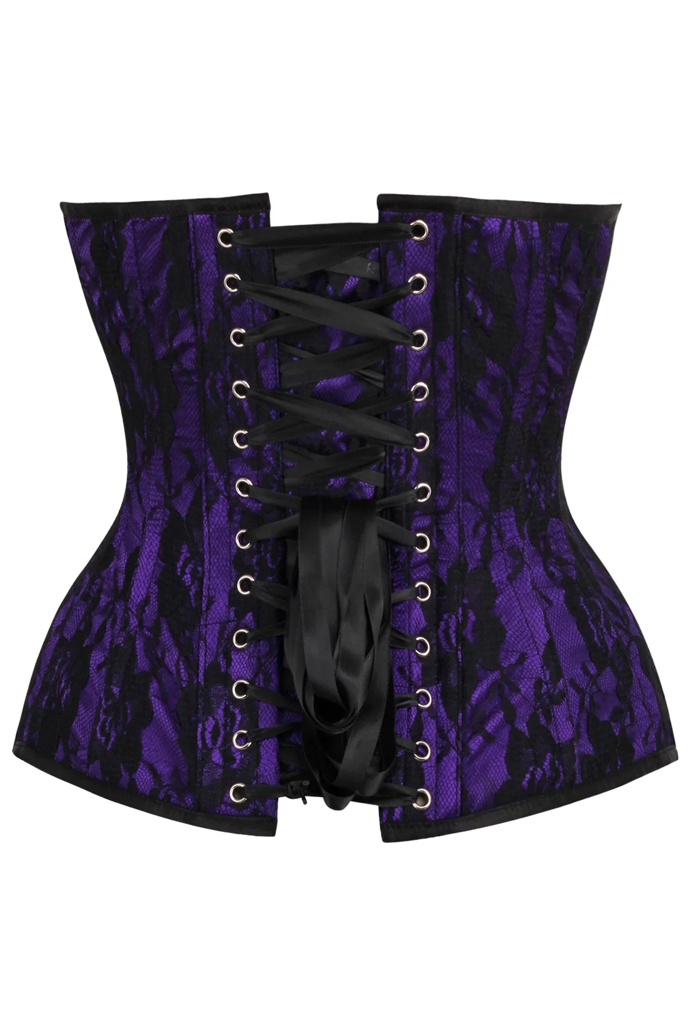 Top Drawer Lace Overlay Steel Boned Corset