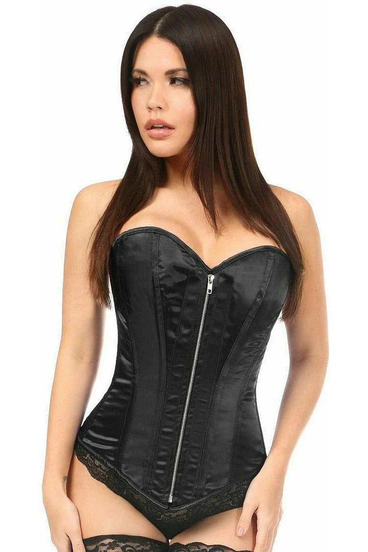 Queen Top Drawer Satin Steel Boned Corset