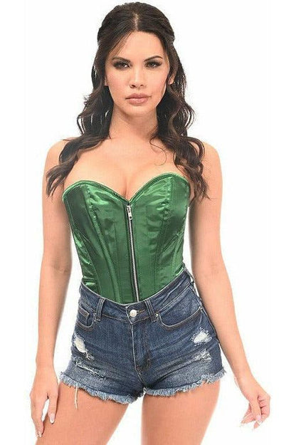 Queen Top Drawer Satin Steel Boned Corset