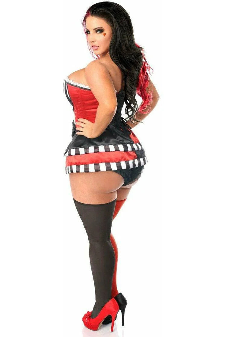 Top Drawer 3 PC Jokester Villain Corset Costume