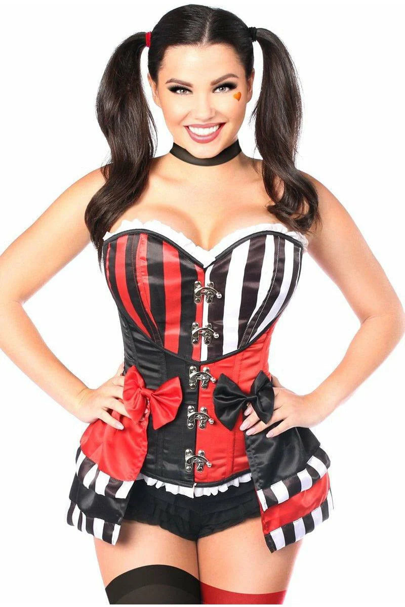 Top Drawer 3 PC Jokester Villain Corset Costume