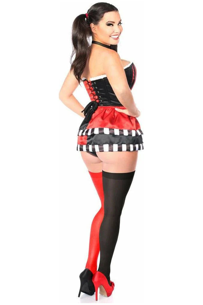 Top Drawer 3 PC Jokester Villain Corset Costume