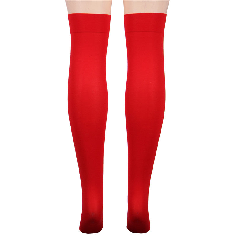 Alice Opaque Jingle Bell Thigh Highs