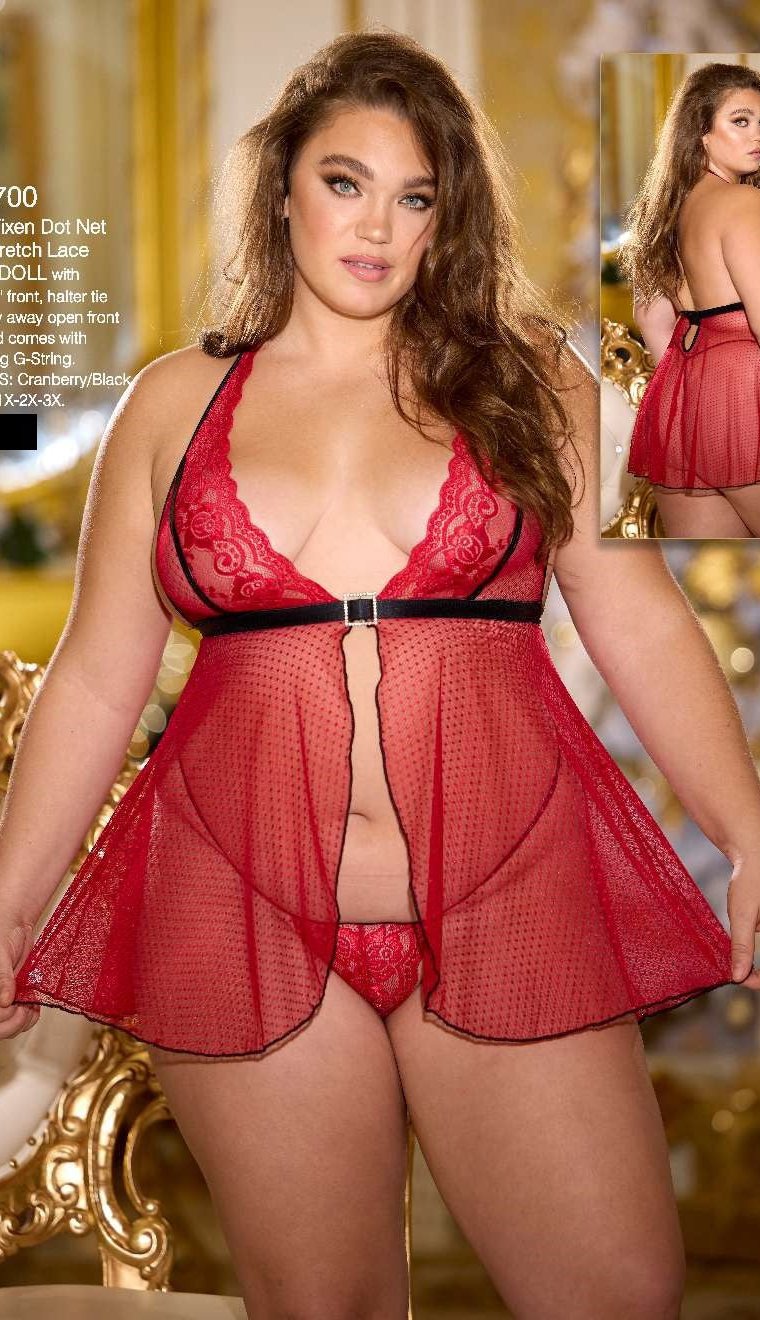 Reserve Queen Holiday Vixen Babydoll Set