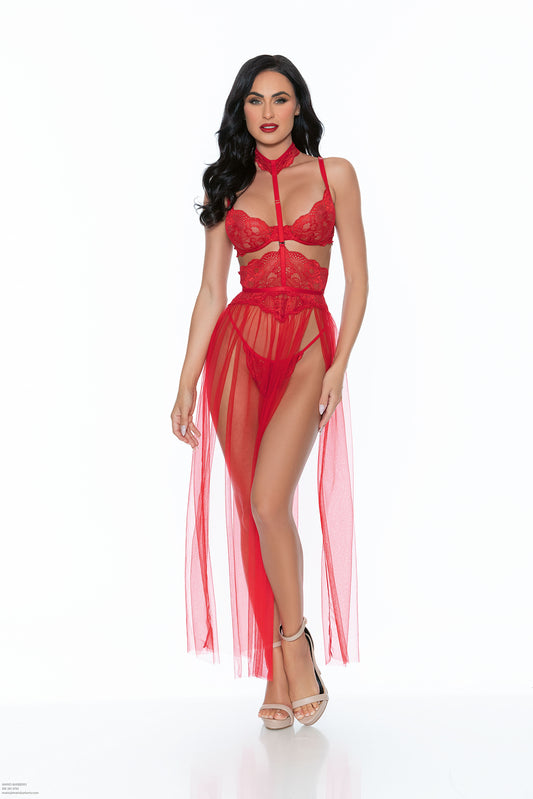 Scarlet Seduction Bra Set