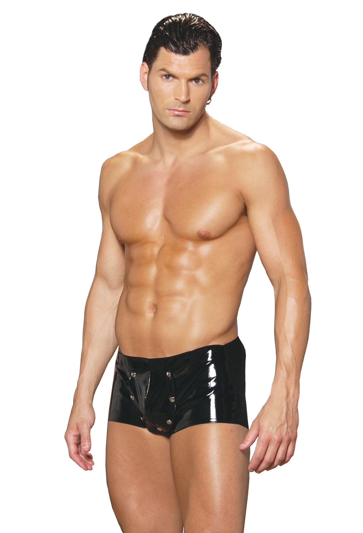 Studded Vinyl Boxer Briefs