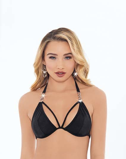 Chained Love Triangle Bra