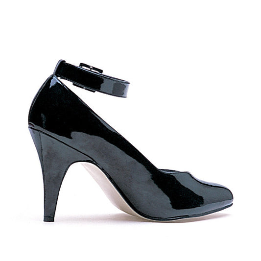 4" Heel Classic Patent D Width Pumps 10-16